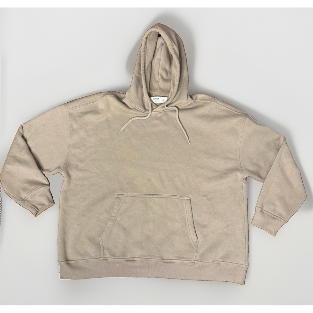 Super Comfy Men's tan Hollister pullover hoodie Baggy Fit Size XL